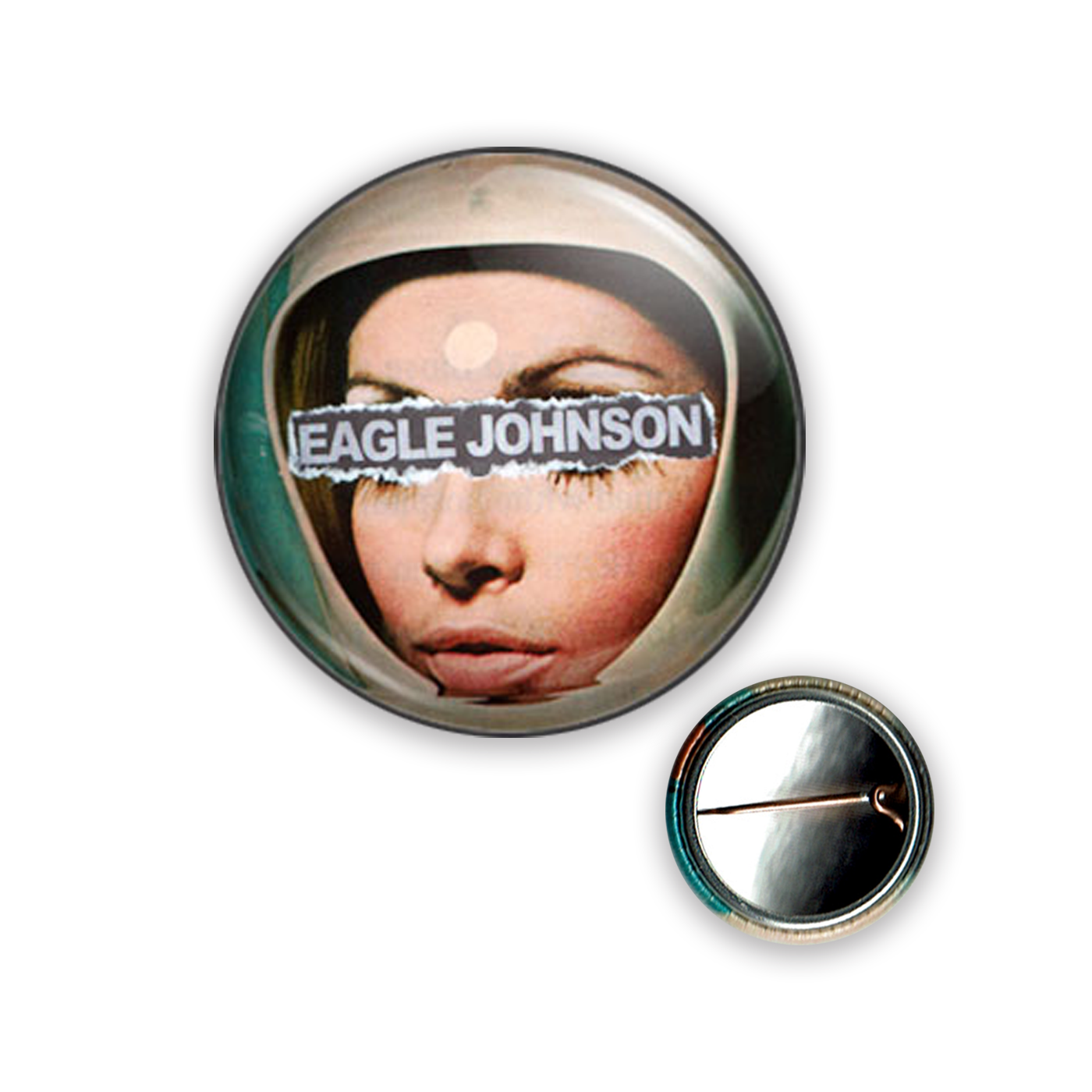 Space Lady Pinback Button